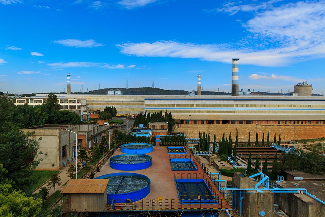 图为云铝股份污水处理系统。杨凡 摄